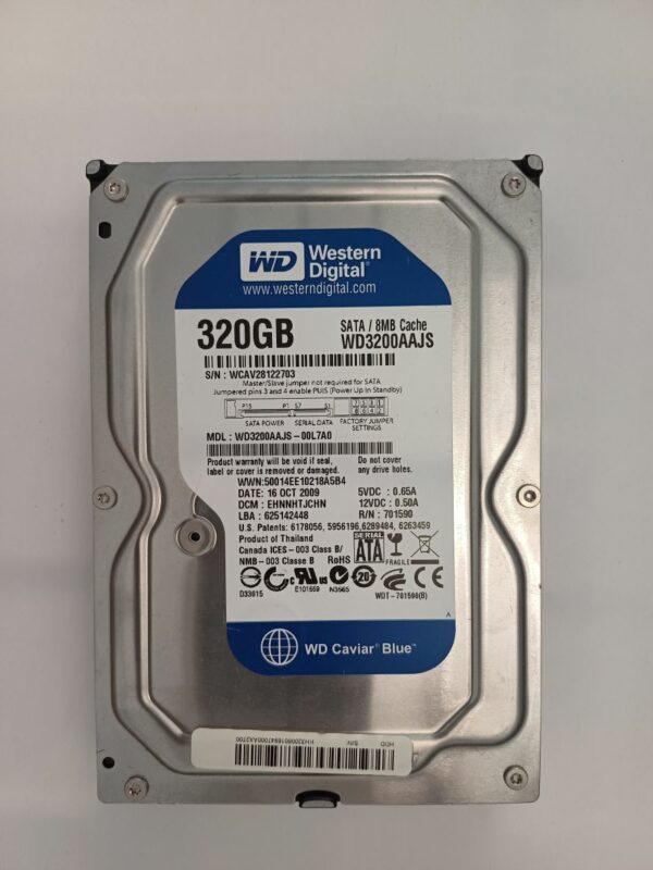 WESTERN DIGITAL WD3200AAJS-007A0