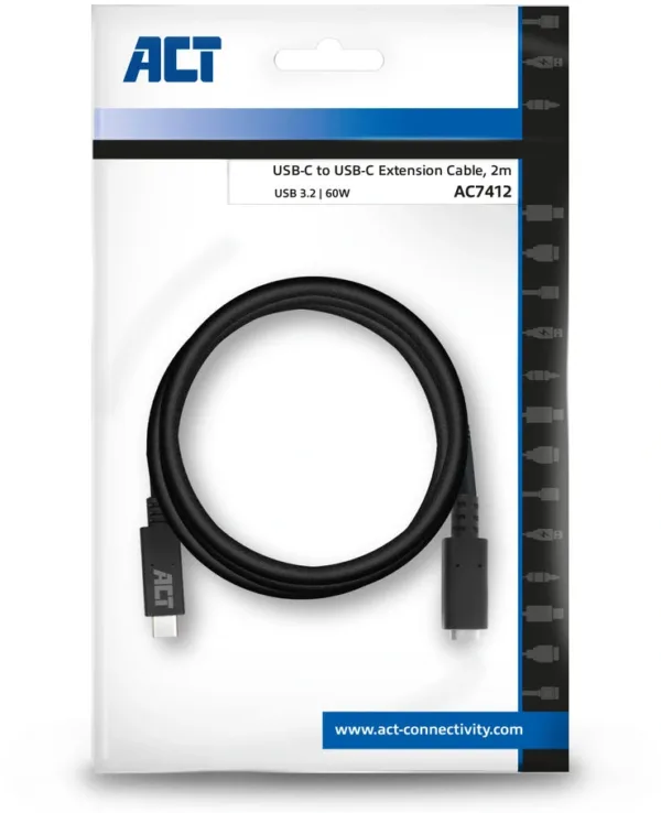 ACT-C TO USB-C EXTENTION 2M - Image 2